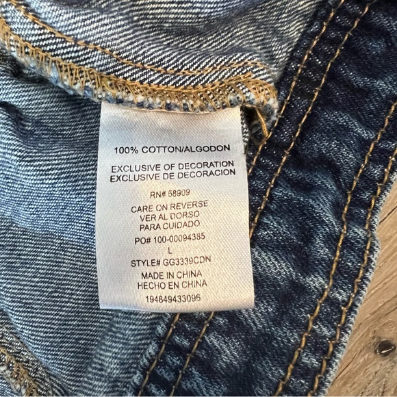 GB Girls Jean Jacket Size Large - Picture 11 of 12